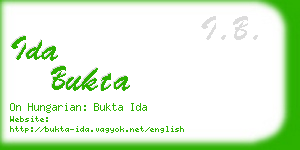 ida bukta business card